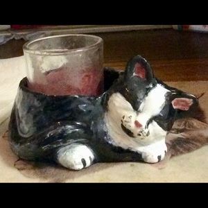 Cat Votive Holder
